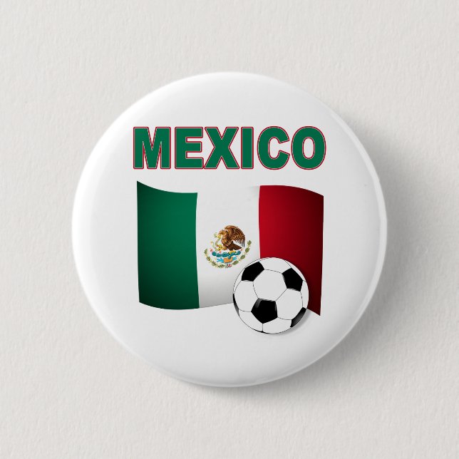 Mexiko-Fußballfußball-Weltmeisterschaft 2010 Button (Vorderseite)