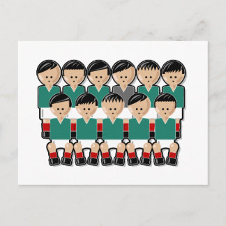 Mexiko-Fußballmannschaft.ai Postkarte