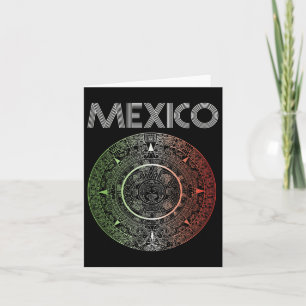 Mexiko-Fußballteam Azteken Mexikanischer Latino-Ba Karte
