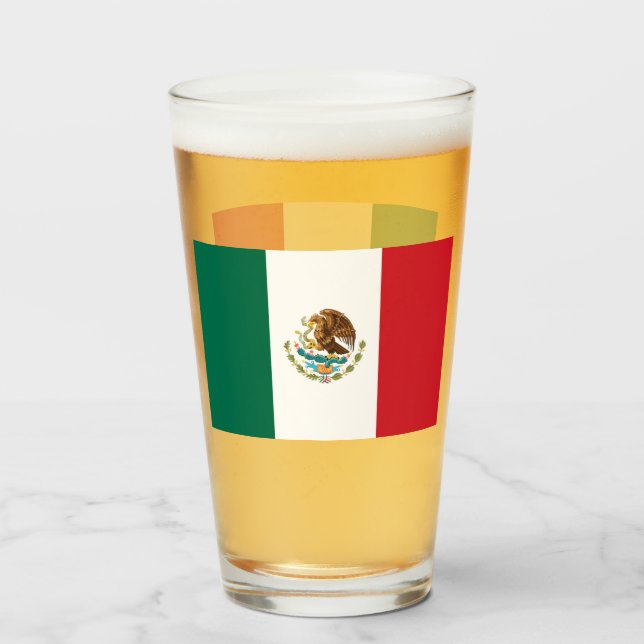 Mexiko Glas (Vorne (Gefüllt))
