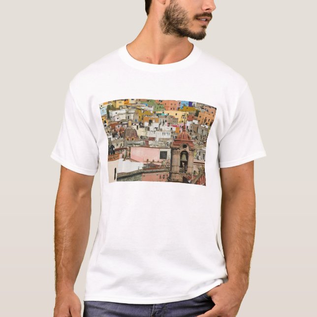 Mexiko, Guanajuato Staat, Guanajuato. Templo de 2 T-Shirt (Vorderseite)