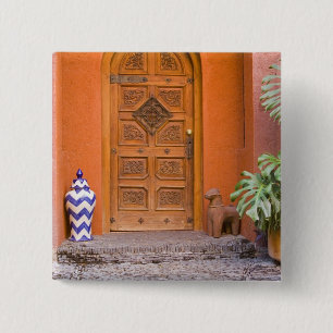 Mexiko, Guanajuato Staat, San Miguel. Casa de la l Button