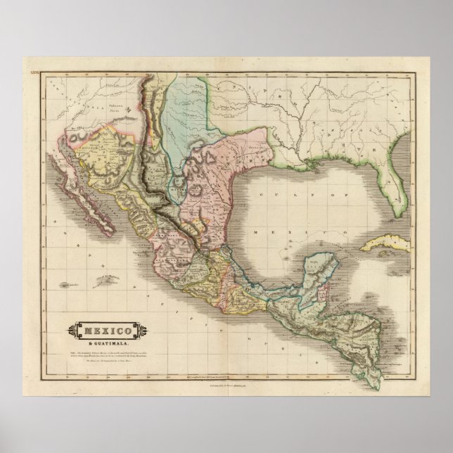 Mexiko, Guatemala Poster (Vorne)