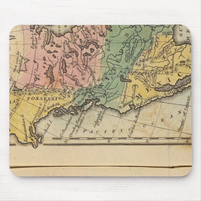 Mexiko, Guatemala, WI, Nordamerika Mousepad (Vorne)