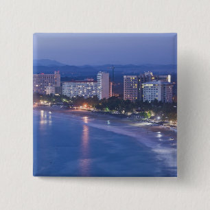 Mexiko, Guerrero, Ixtapa. Ixtapa-Hotels entlang Button