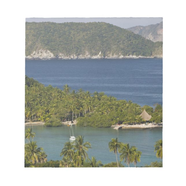 Mexiko, Guerrero, Zihuatanejo. Playa Las Gatas- Notizblock (Vorderseite)