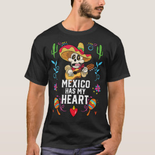 Mexiko hat mein Herz mexikanisches Leben Mexiko Pr T-Shirt