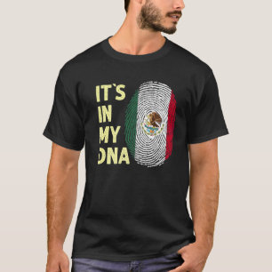 Mexiko in meinem DNA-Mexiko-Flaggenteam in Mexiko T-Shirt