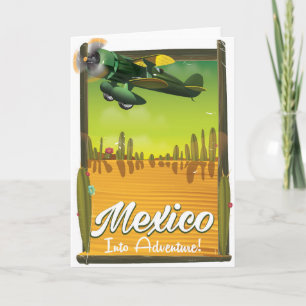 Mexiko ins Abenteuer! Feiertagskarte