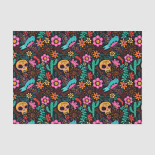 Mexiko Inspiriertes Mustertexemplar Seidenpapier