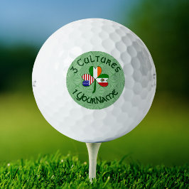 Mexiko Irland USA Kleeblatt Flag Golfball