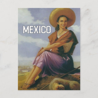Mexiko Jahrgang Reise Postkarte