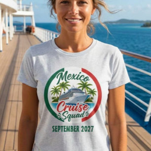 Mexiko Kreuzfahrt Mannschaft Schiff Einschiffung Z T-Shirt