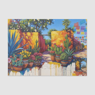 Mexiko-Kunsthandwerk Collage Tissue Seidenpapier
