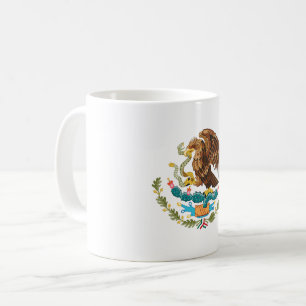 Mexiko Landeswappen Symbol Emblem Flagge Adler Kaffeetasse