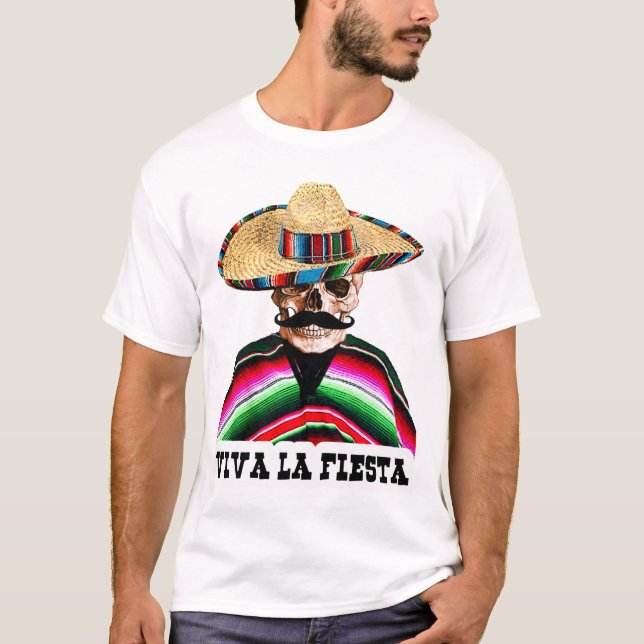 Mexiko, Mexikanisch, viva la fiesta T-Shirt (Vorderseite)