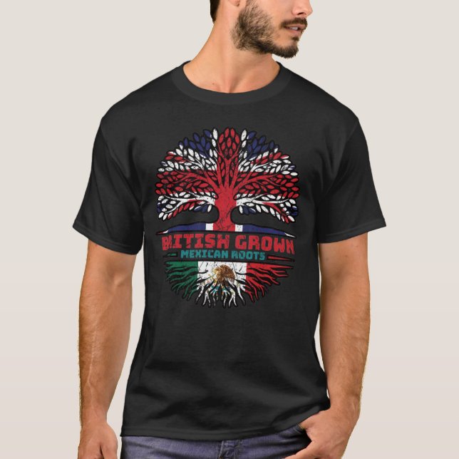 Mexiko Mexikanisches Vereinigte Königreich Vereini T-Shirt (Vorderseite)