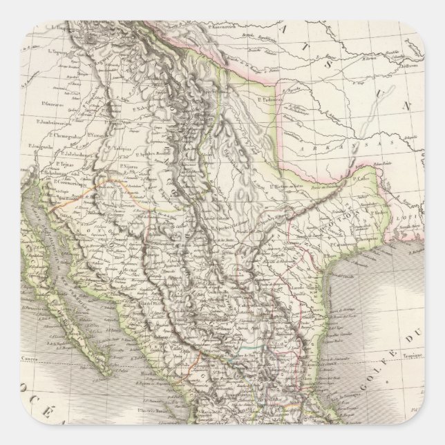 Mexiko - Mexiko Quadratischer Aufkleber (Vorderseite)