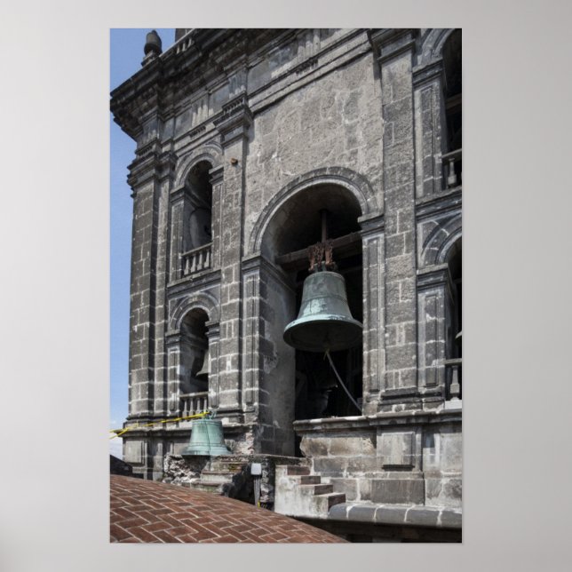 Mexiko, Mexiko Stadt, Zocalo. Die Glockentürme Poster (Vorne)