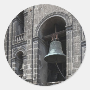 Mexiko, Mexiko Stadt, Zocalo. Die Glockentürme Runder Aufkleber