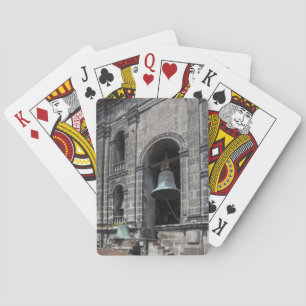 Mexiko, Mexiko-Stadt, Zocalo. Die Glockentürme Spielkarten