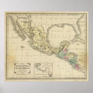 Mexiko, Mittelamerika Poster