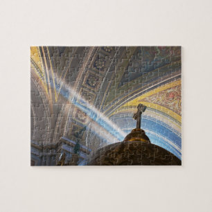 Mexiko, Morelia. Sonnenstrahlen dringen ins Innere Puzzle