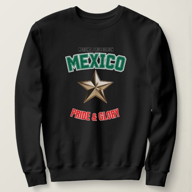 Mexiko National Pride Edition Damen-Sweatshirt Sweatshirt (Design vorne)