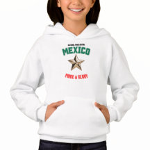 Mexiko National Stolz Edition Mädchen Kapuzenpullo