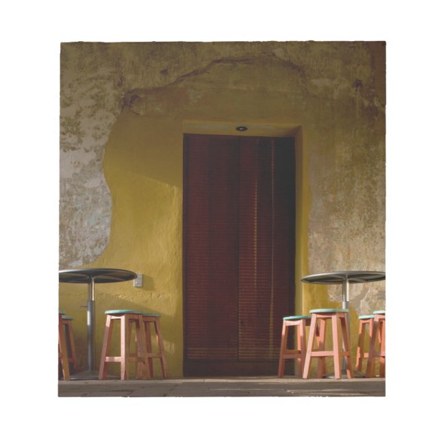 Mexiko, Oaxaca, Nachmittagssonnenlichtbalkon Notizblock (Vorderseite)