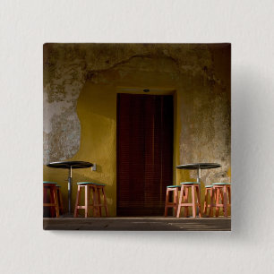 Mexiko, Oaxaca, Nachmittagssonnenlichtbalkon von Button