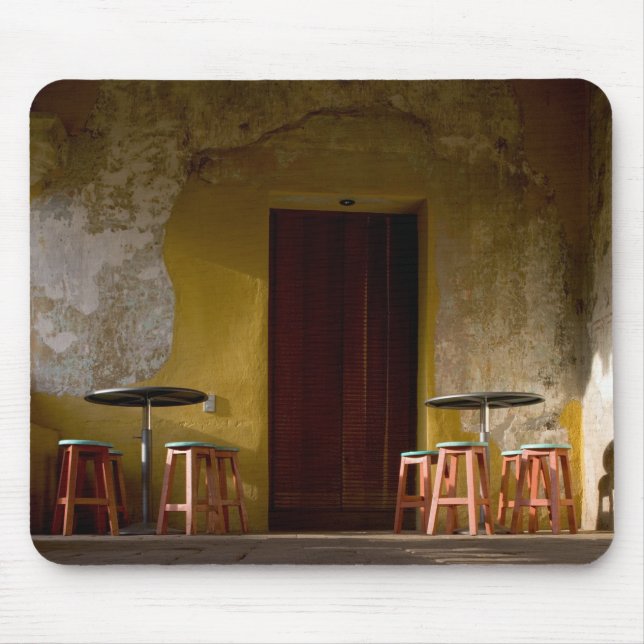 Mexiko, Oaxaca, Nachmittagssonnenlichtbalkon von Mousepad (Vorne)