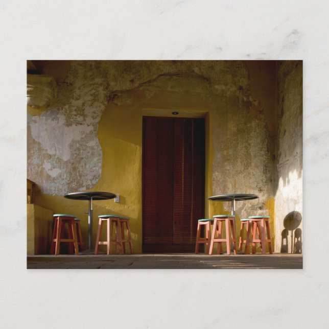 Mexiko, Oaxaca, Nachmittagssonnenlichtbalkon von Postkarte (Vorderseite)