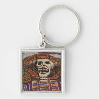 Mexiko, Oaxaca. Sand-Tapete (Tapete de Arena) Schlüsselanhänger
