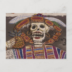 Mexiko, Oaxaca. Sandteppich (tapete de arena) Postkarte