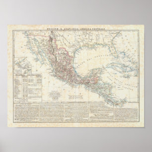 Mexiko, Panama, Mittelamerika Poster