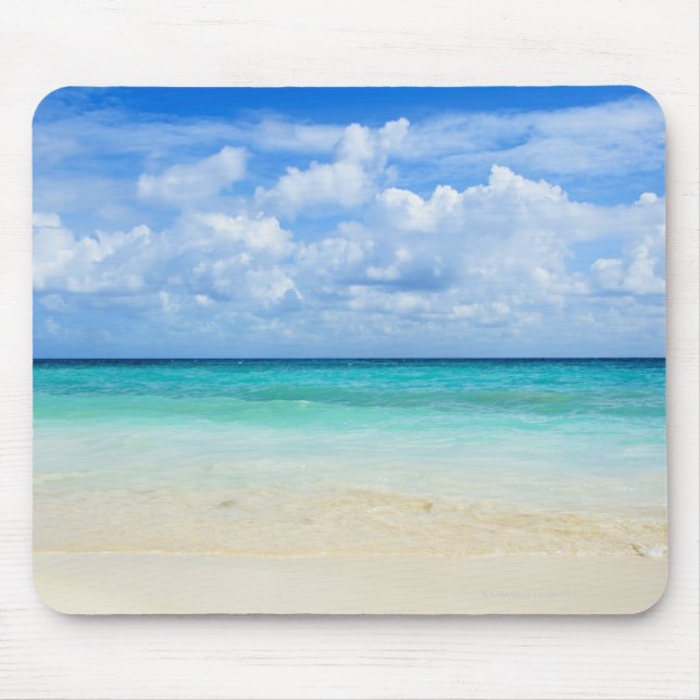 Mexiko, Playa del Carmen, tropischer Strand Mousepad (Vorne)