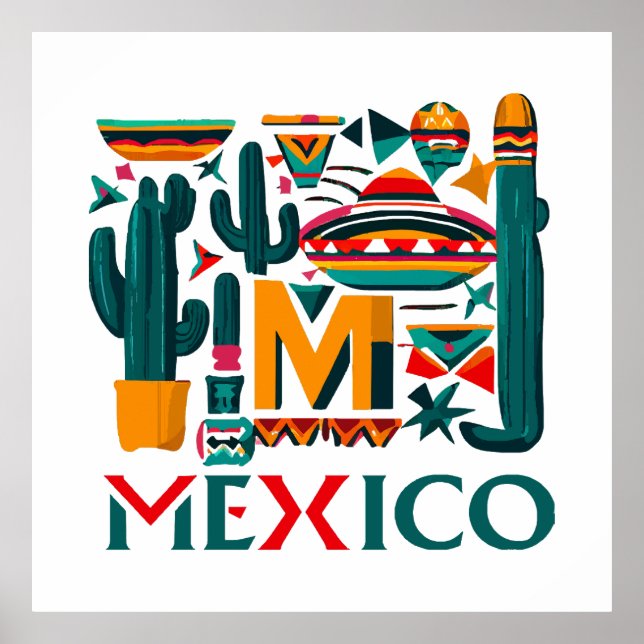 MEXIKO POSTER (Vorne)