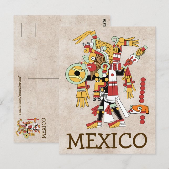 Mexiko Postkarte (Vorne/Hinten)