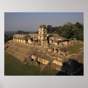 Mexiko, Provinz Chiapas, Palenque, Palast Poster