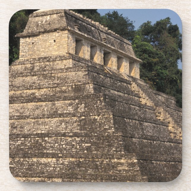 Mexiko, Provinz Chiapas, Palenque. Tempel 2 Untersetzer (Vorderseite)