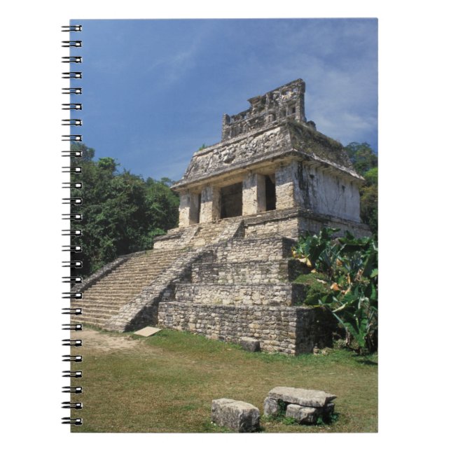Mexiko, Provinz Chiapas, Palenque. Tempel Notizblock (Vorderseite)