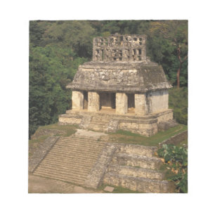 Mexiko, Provinz Chiapas, Palenque, Tempel von Notizblock