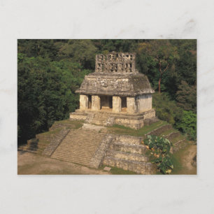 Mexiko, Provinz Chiapas, Palenque, Tempel von Postkarte