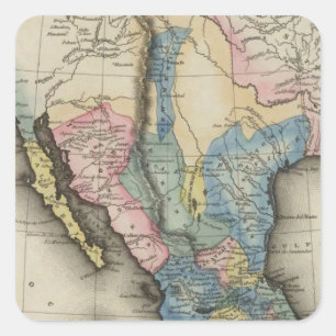 Mexiko Quadratischer Aufkleber