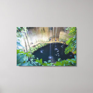 Mexiko, Quintana Roo, bei Chichen Itza, Leinwanddruck