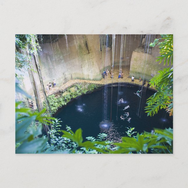 Mexiko, Quintana Roo, bei Chichen Itza, Postkarte (Vorderseite)