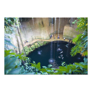 Mexiko, Quintana Roo, in der Nähe von Chichen Itz Fotodruck