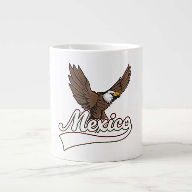 Mexiko Reiselogo Jumbo-Tasse (Vorderseite)