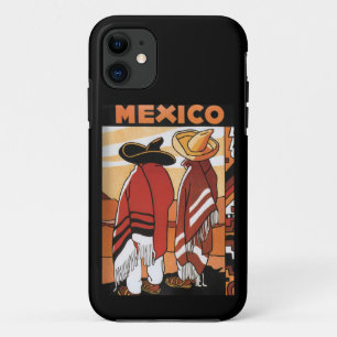 Mexiko ~ Reiseplakat Mexikaner Zarapes Case-Mate iPhone Hülle